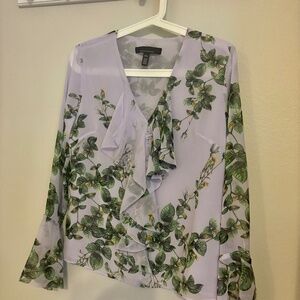 Floral Ruffle Blouse